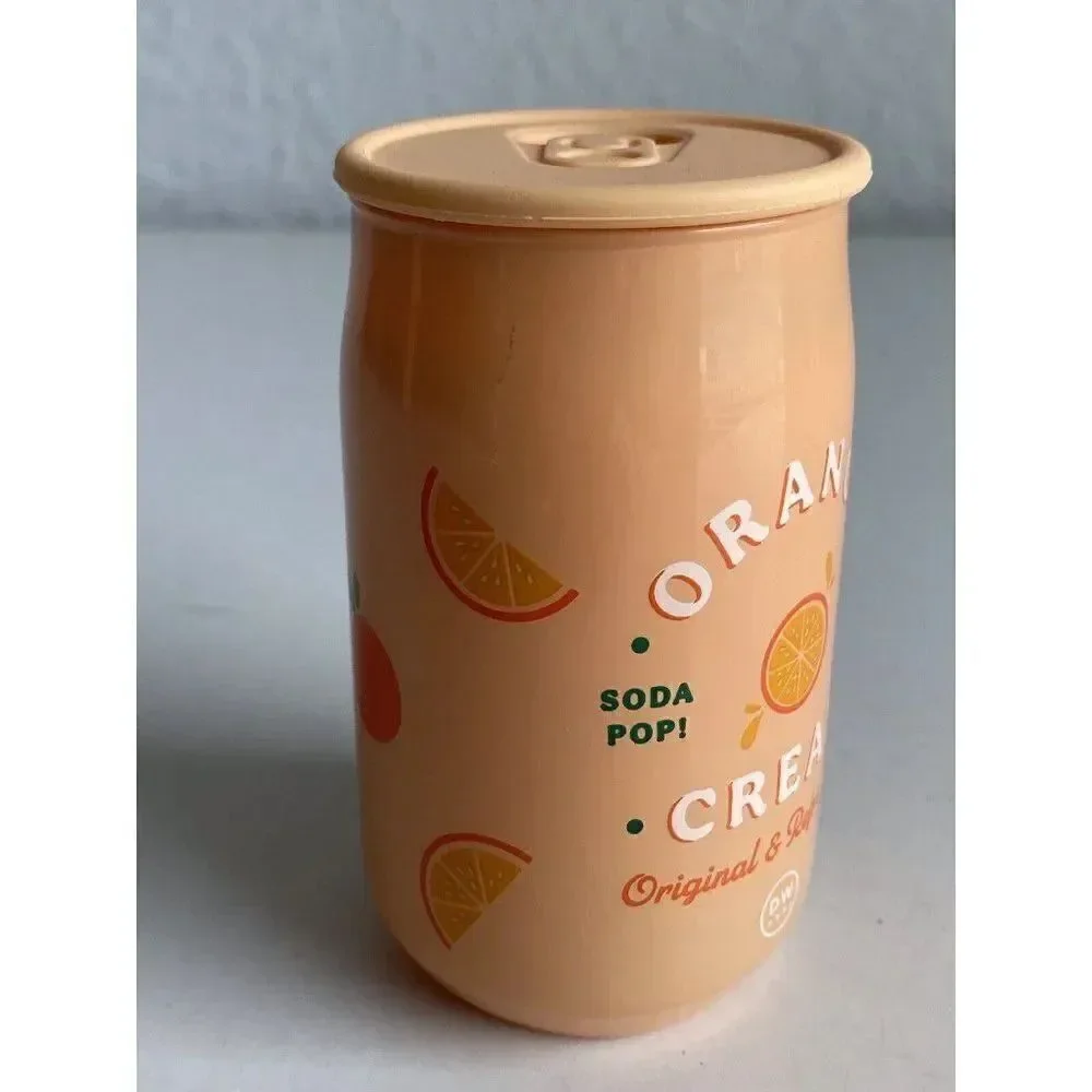Set of 2 DW Home Orange Cream Cola Soda Pop Candle 6.2oz Single Wick Scented NEW